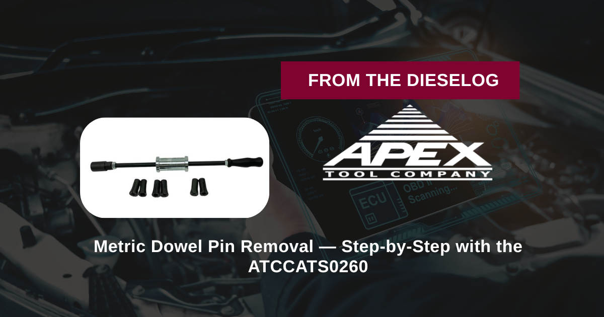 Metric Dowel Pin Removal — Step-by-Step with the ATCCATS0260